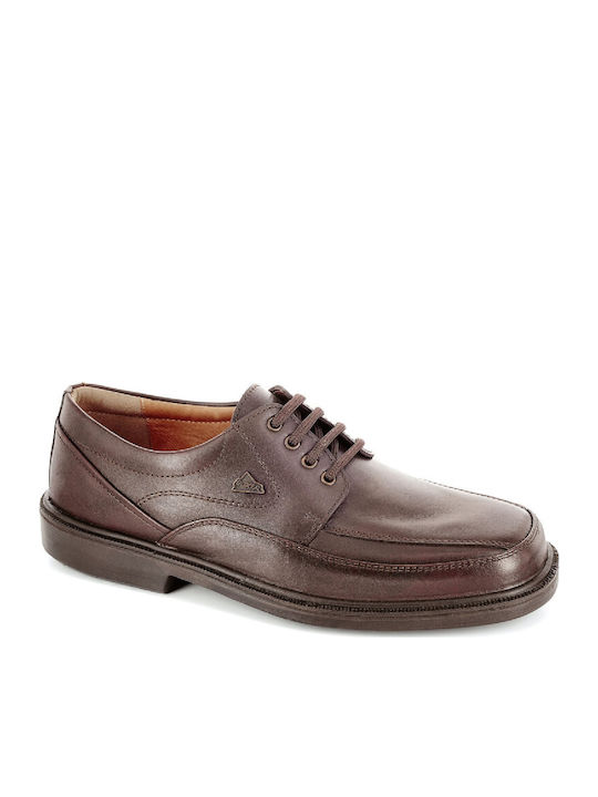 Boxer Men's Leather Casual Shoes Brown