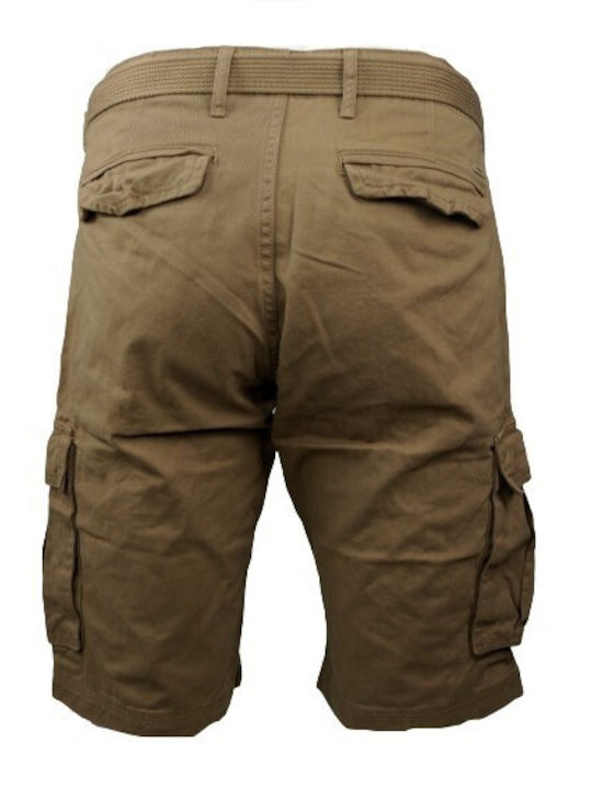 Double Men's Shorts Cargo Brown