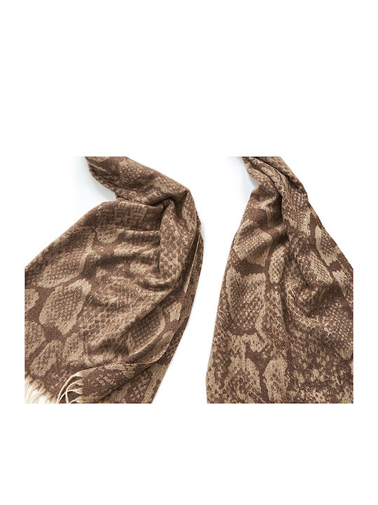 Verde Women's Wool Scarf Brown