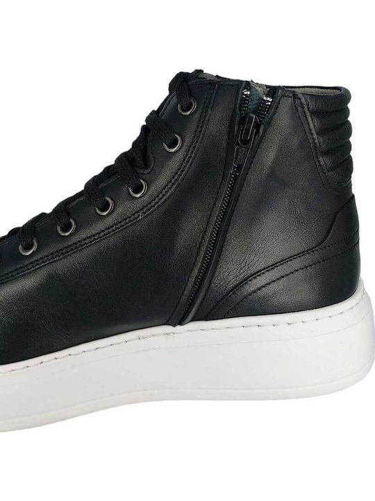 Leather Black Men's Boots