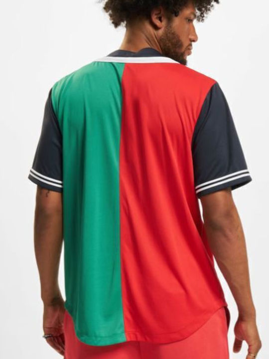 Block Baseball Short-sleeved Shirt Multicolour