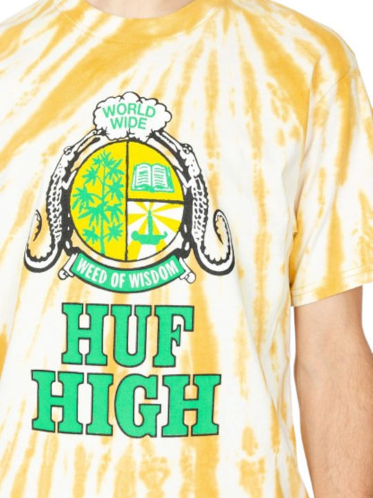 Gold T-Shirt Tie-Dye