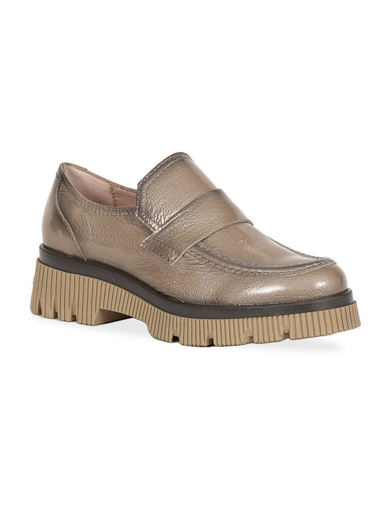 Hispanitas Megan Γυναικεία Loafers Taupe