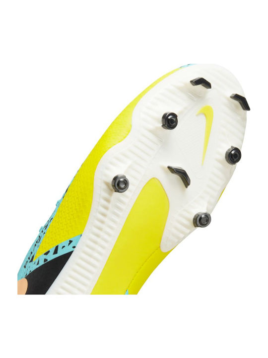 Nike Phantom GT2 Academy Fußballschuhe mit Stollen Glacier Ice / Yellow Strike / Sunset Glow / Black