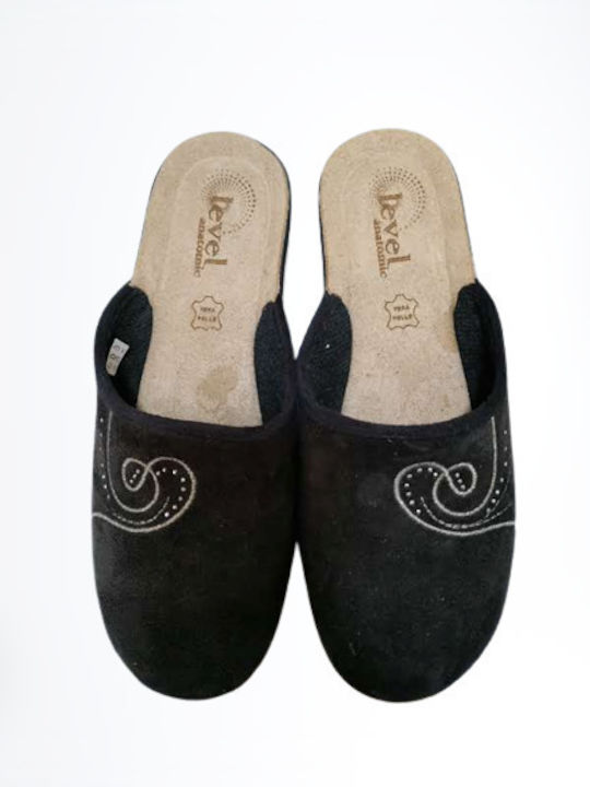 Level Anatomic Anatomic Women's Slippers In Black Colour