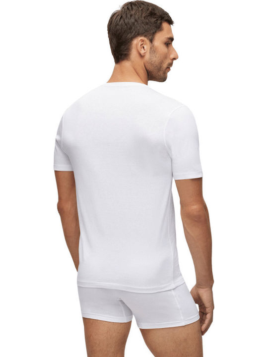 Men's Short Sleeve Undershirts White 3Pack
