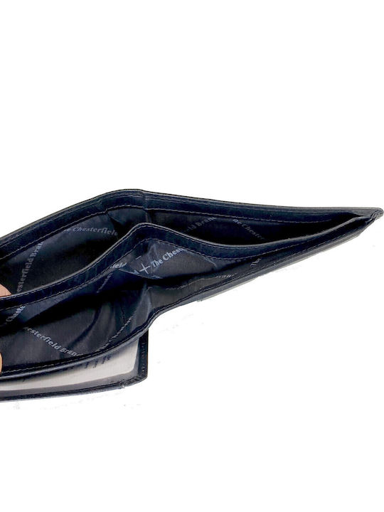 Leather Men's Wallet Classic with RFID Black