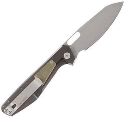 Gerber Slimsada Pocket Knife Green with Blade made of Steel