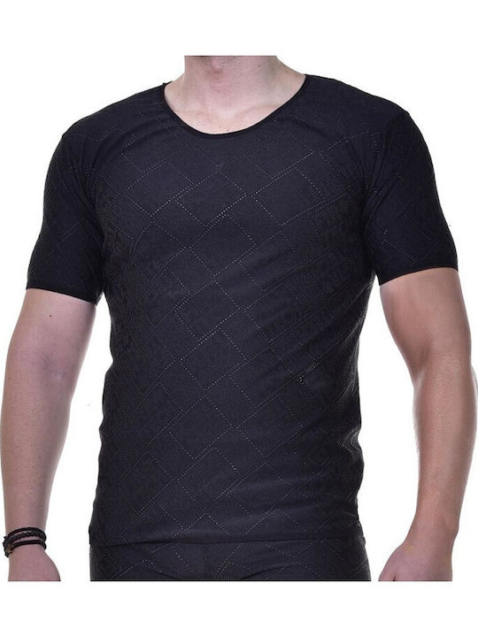 Men's Undershirt Short-sleeved in Gray Color