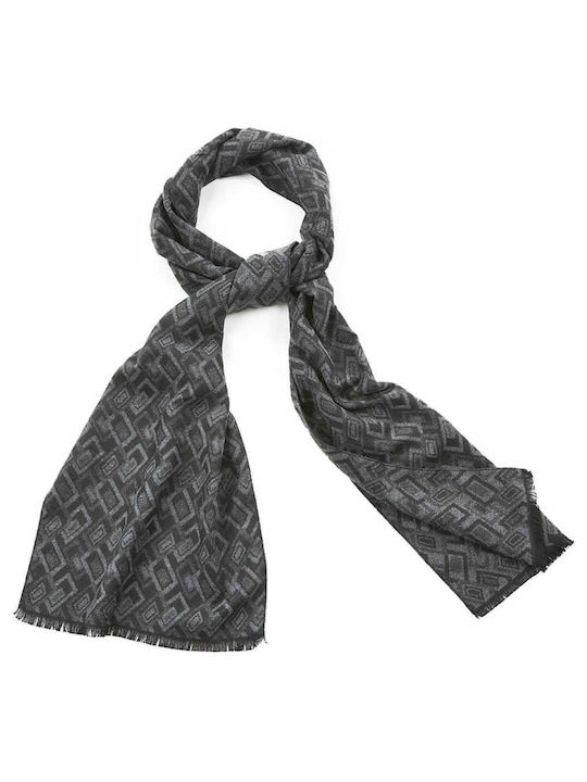 Verde Men's Scarf Black