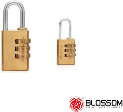 Blossom NL11 Steel Padlock Lengthened Combination 20mm 1pcs