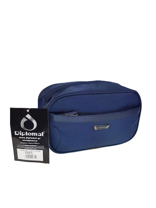 Diplomat Herren Necessaire ZC in Marineblau Farbe 29cm