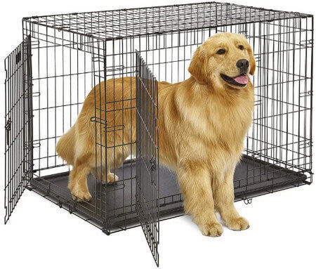 Ferplast Dog-Inn Dog Wire Crate with 2 Doors Steel Black 64.1x44.7x49.2cm