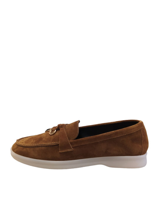 Women's Loafers in Brown Color