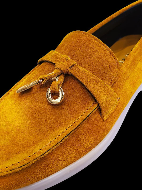Women's Loafers in Yellow Color
