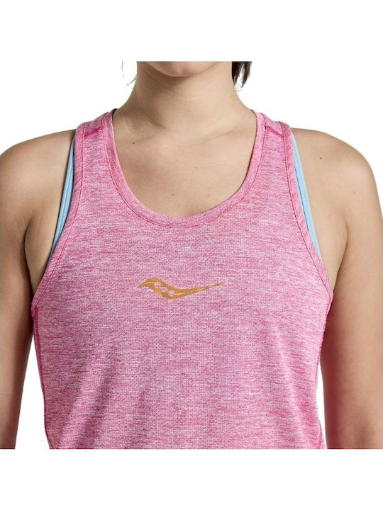 Saucony Stopwatch Singlet Блуза Розова