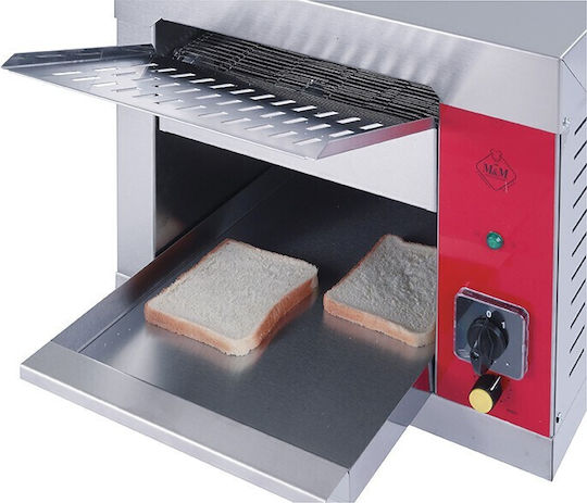 M&M equipment Profesională Prăjitor de Pâine cu Transportor 2.5kW Conveyor Toaster