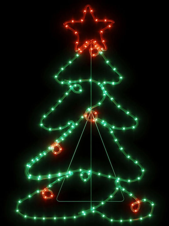 Beleuchtet Weihnachtsdekoration Baum Lichtschlauch 88cm Für den Außenbereich Elektrisch