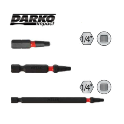 Helix Impact Torsion Screwdriver Bit