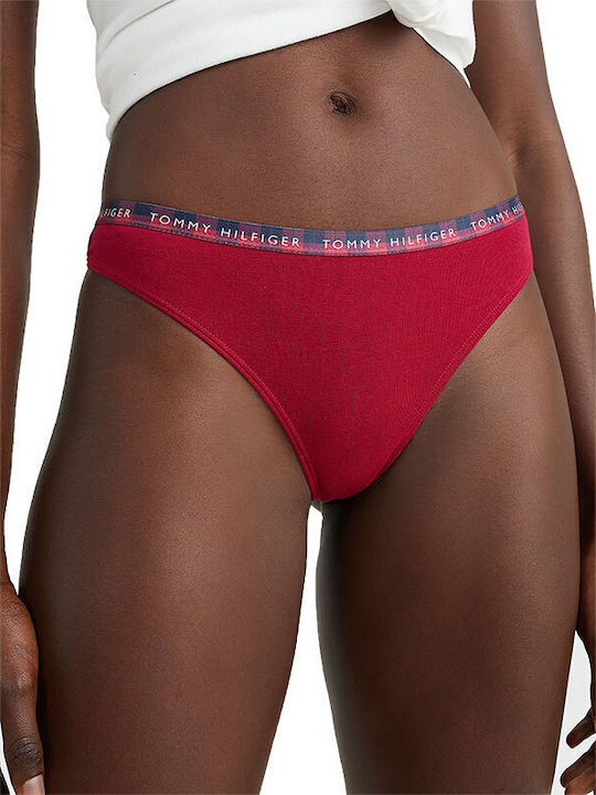 Βαμβακερά Women's String 3Pack Berry/Bal Beige/Deep Emerald