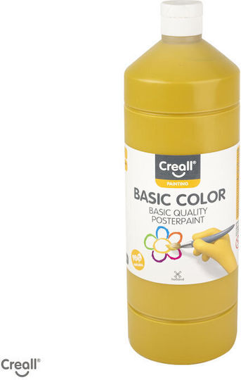 Creall Basic Τέμπερα Ζωγραφικής Ochre 17 σε Μπουκάλι 1000ml