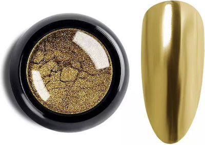 UpLac Mirror Effect Gold 02 Decorating Powder for Nails in Gold Color