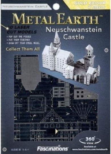 Fascinations Neuschwanstein Castle Metal Modeling Figure Monument