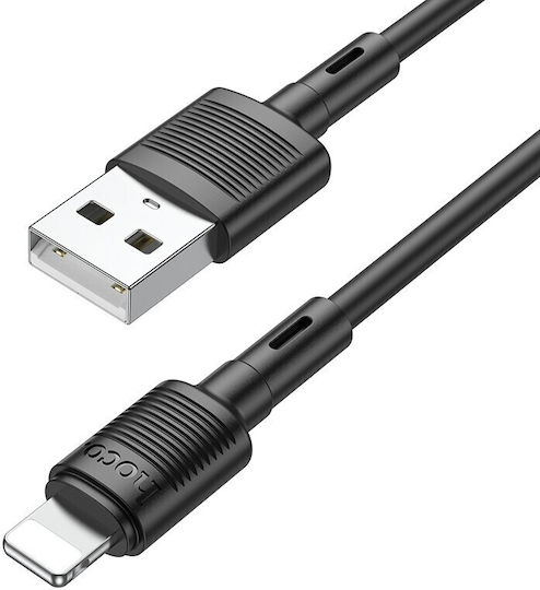 Hoco X83 USB-A zu Lightning Kabel Schwarz 1m (HC-X83LBK)