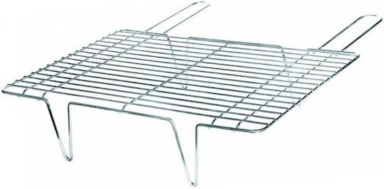 Biofan Dublu Inox Grătar de Gătit cu picioare 80cmx40cmcm.