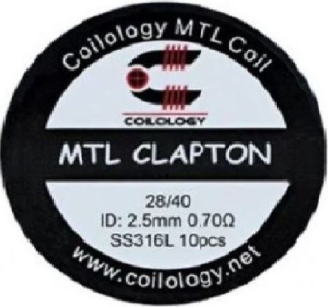 Coilology Clapton Σύρμα για D.I.Y. Ηλεκτρονικού Τσιγάρου 0.7ohm 10τμχ