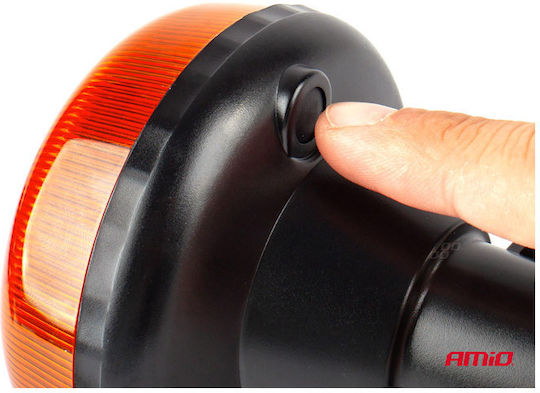 AMiO Auto-Leuchtturm LED 12 / 24V Wasserdicht mit Orange Beleuchtung