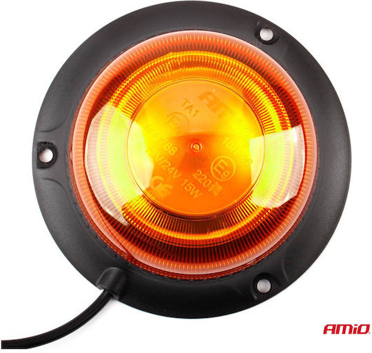 AMiO Car Beacon LED 12 / 24V Waterproof with Orange Lighting