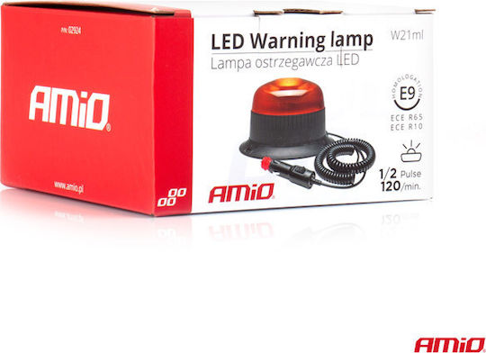 AMiO Автомобилен фар LED 12 / 24V с Orange Осветление