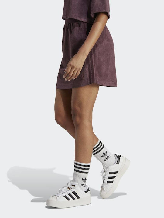 Adicolor Classics Pencil High-waisted Midi Skirt Purple