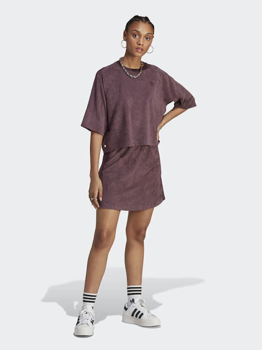Adicolor Classics Pencil High-waisted Midi Skirt Purple