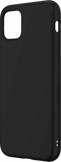 iNOS S-Cover Back Cover Σιλικόνης Μαύρο (iPhone 11)