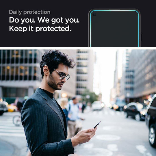 Spigen ALM GLAS.tR SLIM FC Tempered Glass 2τμχ (Google Pixel 4a)