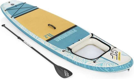 Bestway Hydro Force Panorama Φουσκωτή Σανίδα SUP με Μήκος 3.4m Πολύχρωμη
