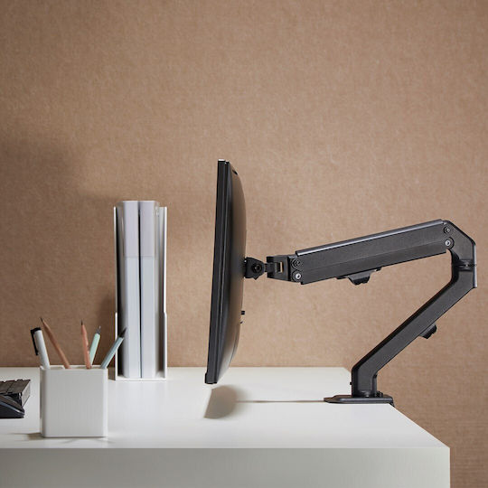Maclean Energy MC-906 Stand Desk Mounted Monitor up to 27" with Arm