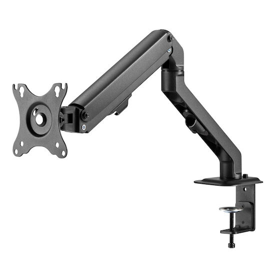 Maclean Energy MC-906 Stand Desk Mounted Monitor up to 27" with Arm