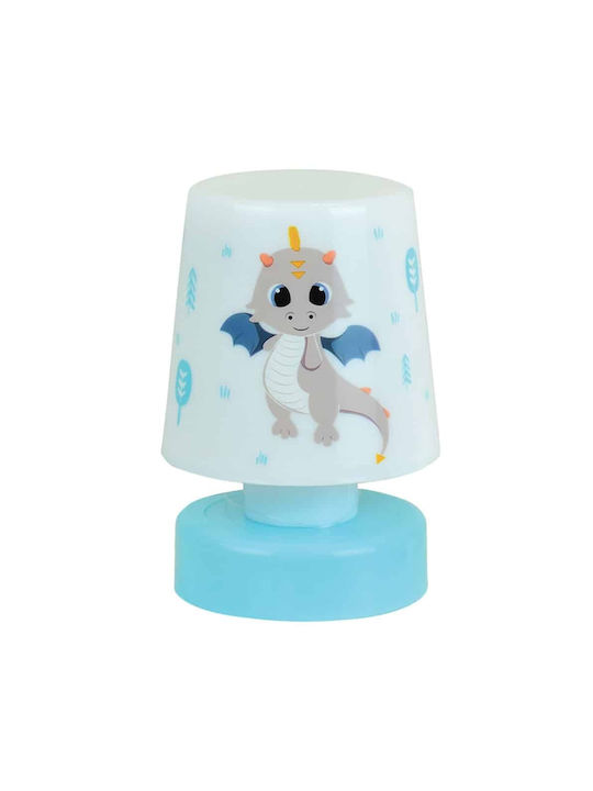 Ango Ango Nursery Night Light LED Leon Dragon Battery Blue