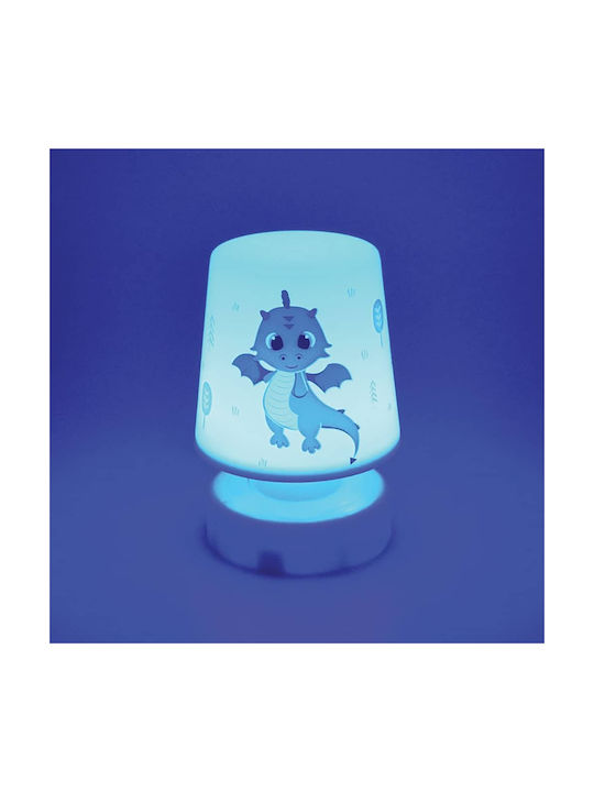 Ango Ango Nursery Night Light LED Leon Dragon Battery Blue