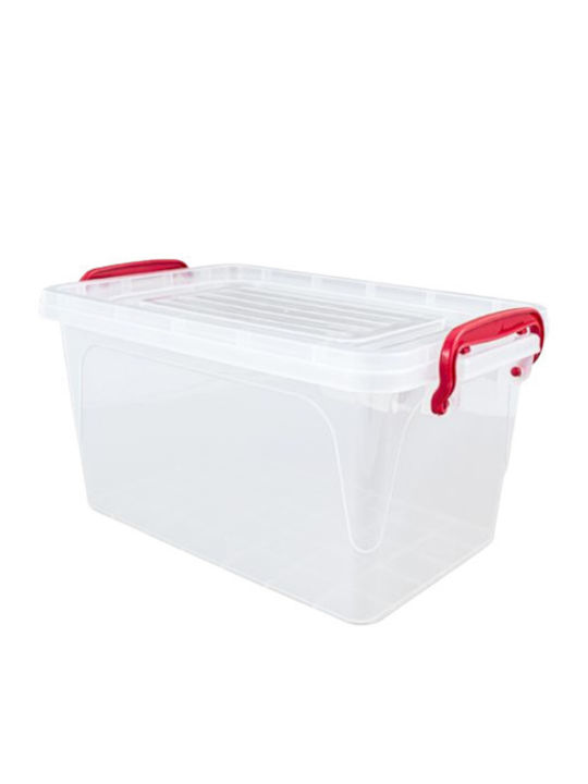 Next Cutie Sterk Plastic Storage Box with Lid Transparent 31.5x20x13.5cm 1pcs