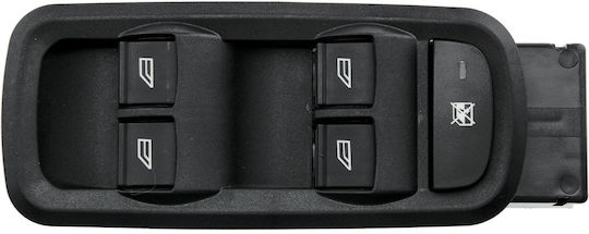NTY Comutator geamuri auto pentru Ford Fiesta 2008+ 8+7+4pin Negru