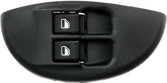 NTY Fensterheberschalter Auto für Fiat Siena 1998+ 6pin Schwarz