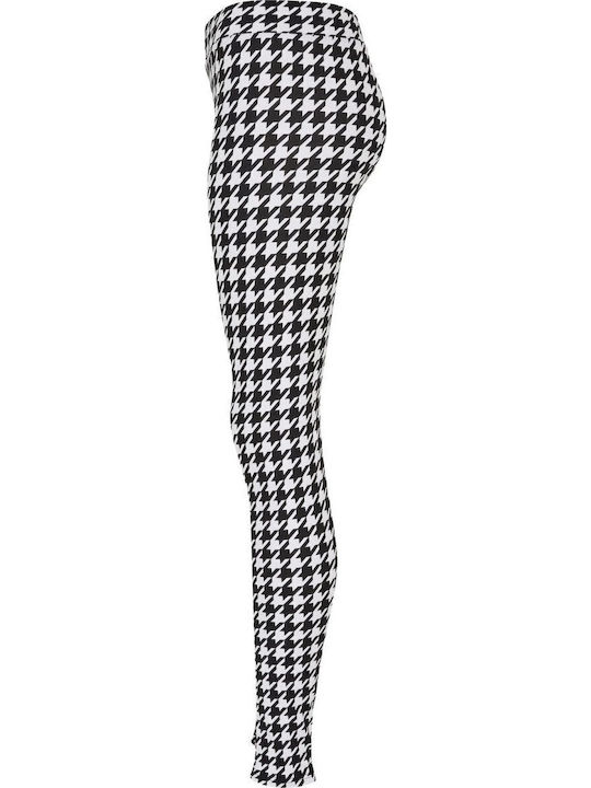 Colanti de femei Lung Colanti Black Houndstooth
