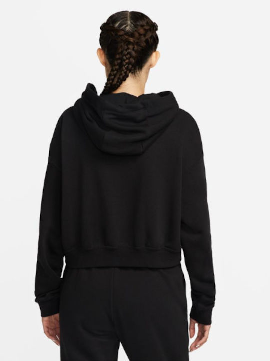Nike Φούτερ Μαύρο με Κουκούλα