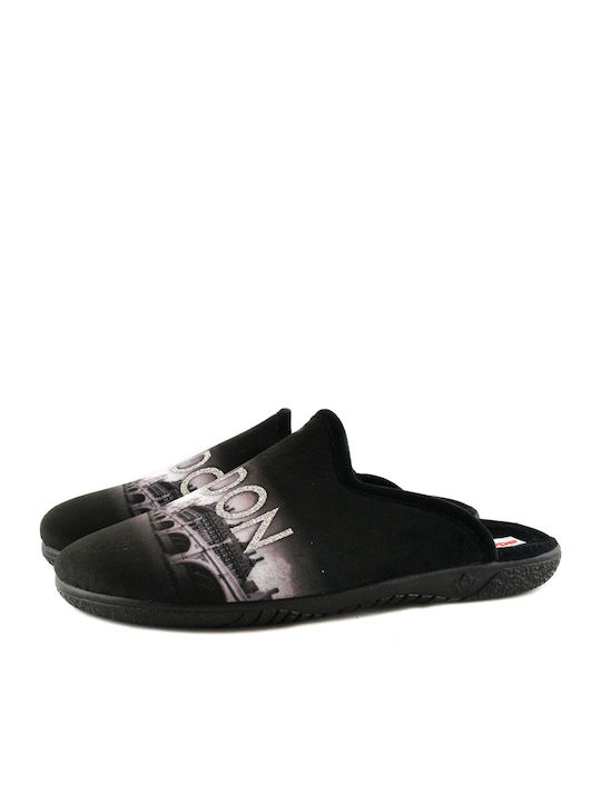 Adam's Shoes 1-25.1 Winter Damen Hausschuhe in Schwarz Farbe