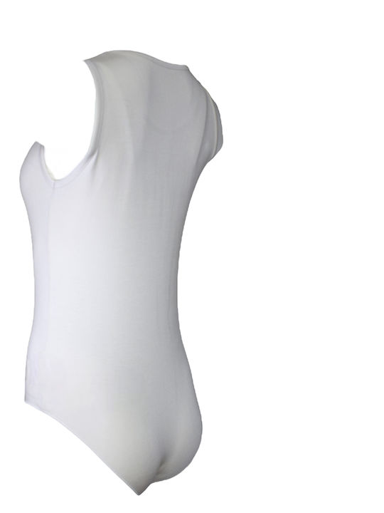 Lingerie Sleeveless Bodysuit White