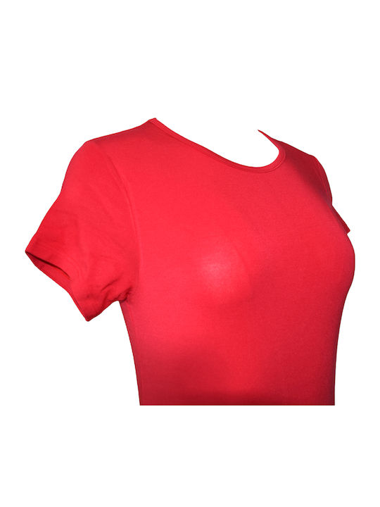 Frauen Bodysuit Rot